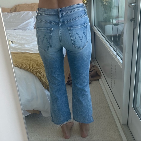 MOTHER Denim - Mother Jeans - The Insider Crop Step Fray - Color Deep Breaths size 26